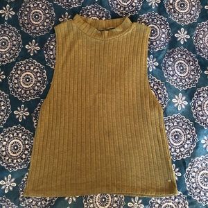American Eagle mock neck crop top